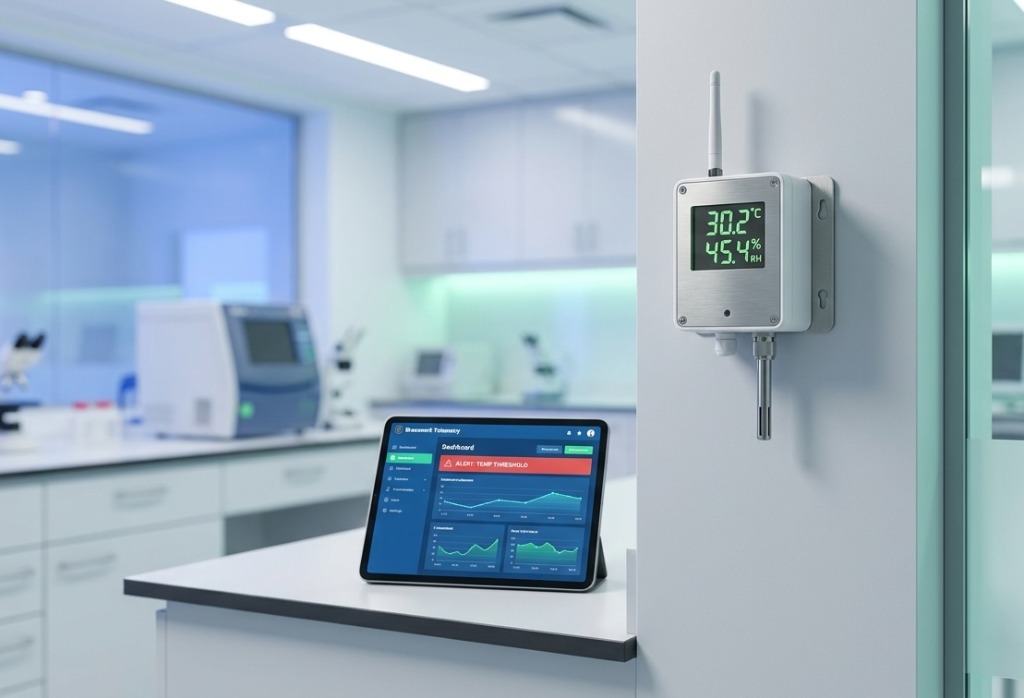 Brasswork IoT Real-Time Temperature & Humidity Monitor